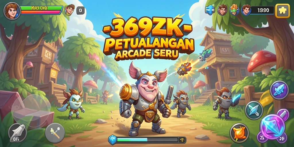 Screenshot gameplay 369ZK menampilkan aksi seru di level arcade.