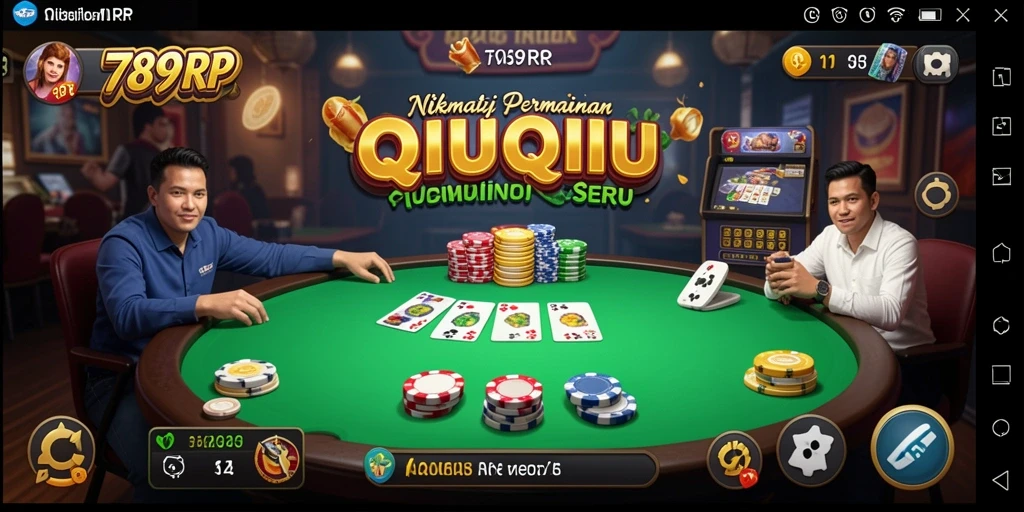 Tampilan gameplay QiuQiu yang menegangkan di 789RP.