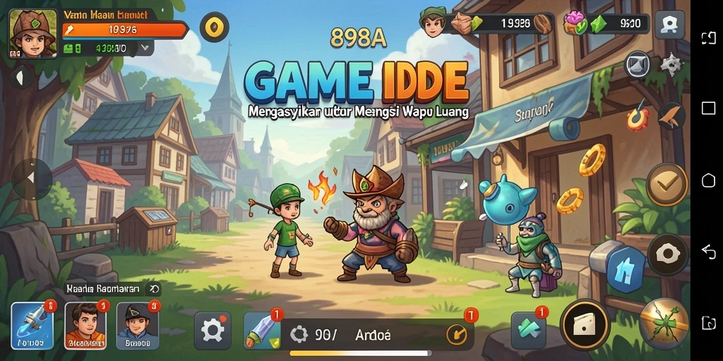 Tampilan gameplay yang seru dan interaktif dalam 898A.