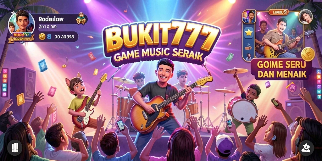 Tampilan gameplay BUKIT777 yang menarik dan penuh warna.