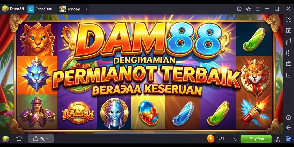 Screenshot gameplay DAM88 menampilkan putaran Slot yang seru dan mengasyikkan.
