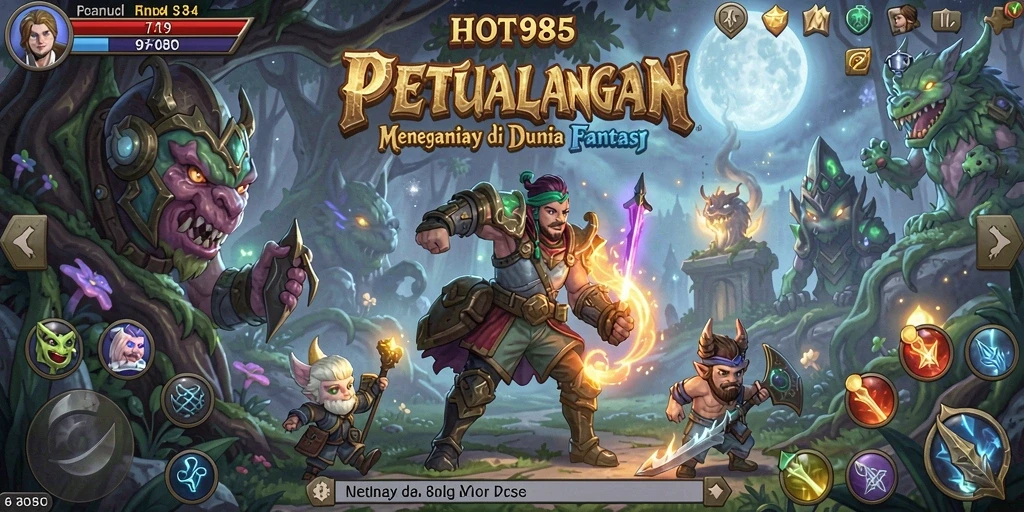 Tampilan gameplay HOT985 yang seru dan penuh aksi.