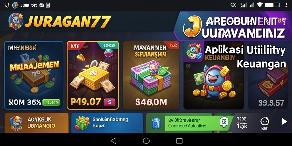 Antarmuka JURAGAN77 yang mudah dipahami untuk manajemen keuangan.