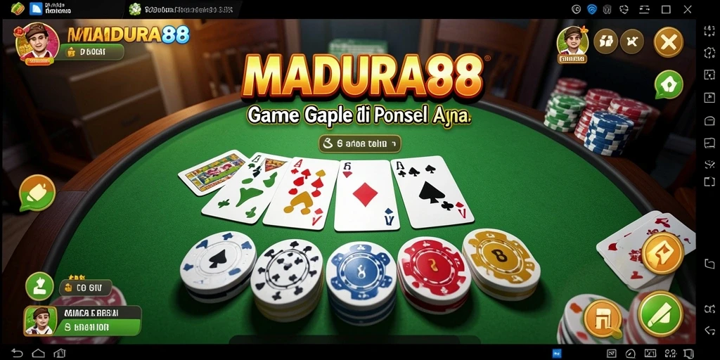 Tampilan gameplay Gaple yang menarik dan interaktif.