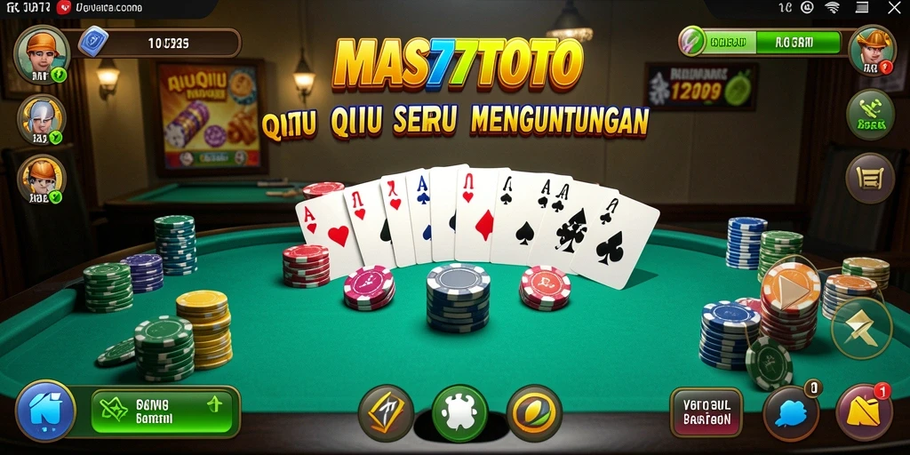 Tampilan gameplay QiuQiu yang seru dan menantang di MAS77TOTO.