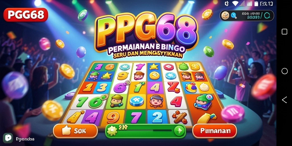 Screenshot menunjukkan pengalaman menarik gameplay Bingo PGG68.