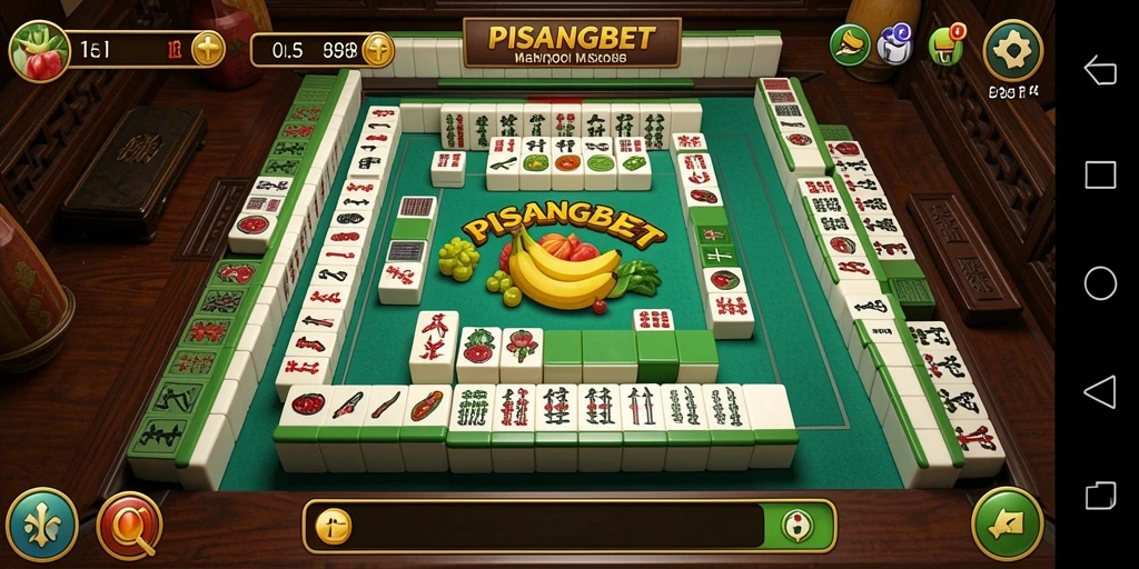 Screenshot PISANGBET yang menampilkan aksi seru bermain Mahjong.