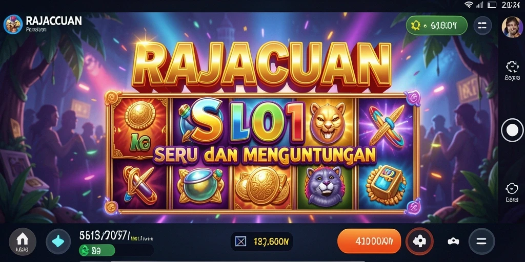 Tampilan gameplay RAJACUAN yang seru dan menarik.